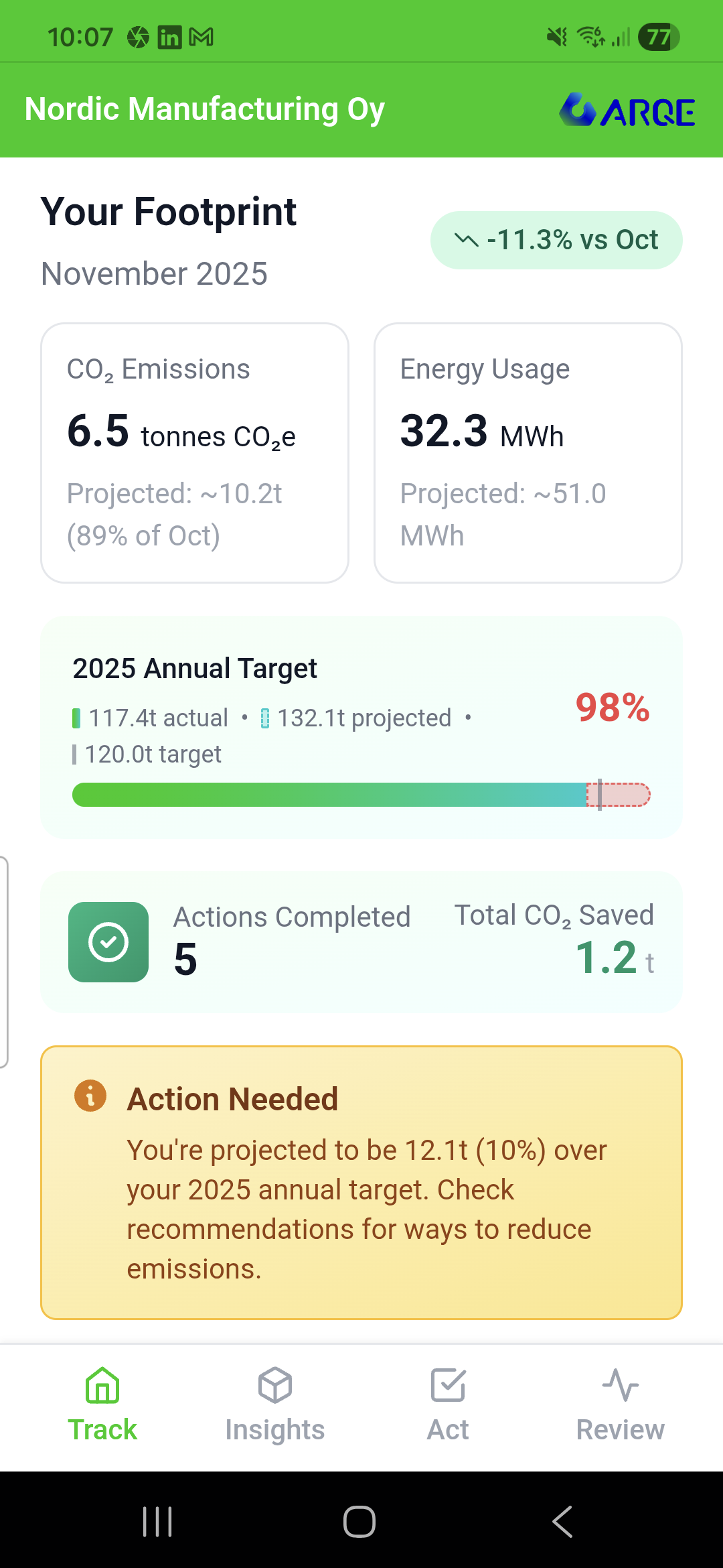 Track Your Footprint